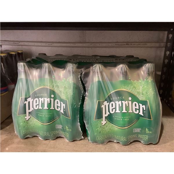 Case of Perrier Carbonated Natural Spring Water (4 x 6 x 500mL)