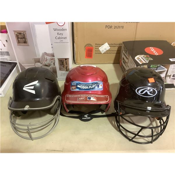 Lot of 3 Sports Helmets