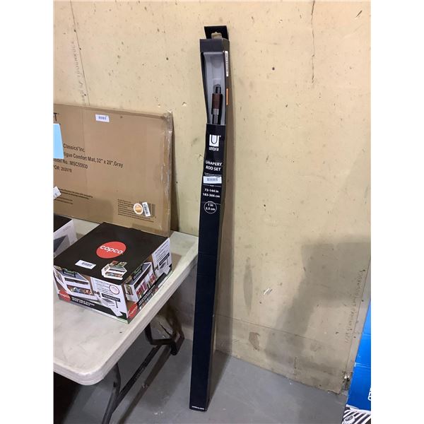 Umbra Drapery Rod Set (72in - 144in)