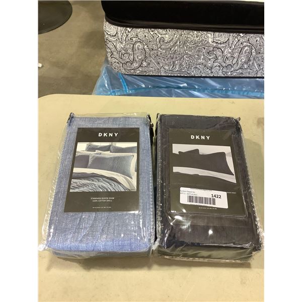 DKNY Queen Size Sham Lot of 2