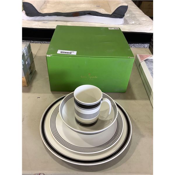 Kate Spade 4-Piece Dishware Set