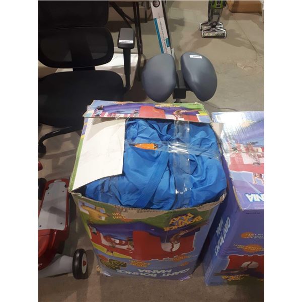 Giant Bounce Mania Inflatable Bounce House (12ft x 8ft x 6.5ft) (No Blower)