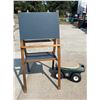 Image 1 : CHALK BOARD EASEL AND STEP TWO WAGON SEAT