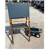 Image 2 : CHALK BOARD EASEL AND STEP TWO WAGON SEAT