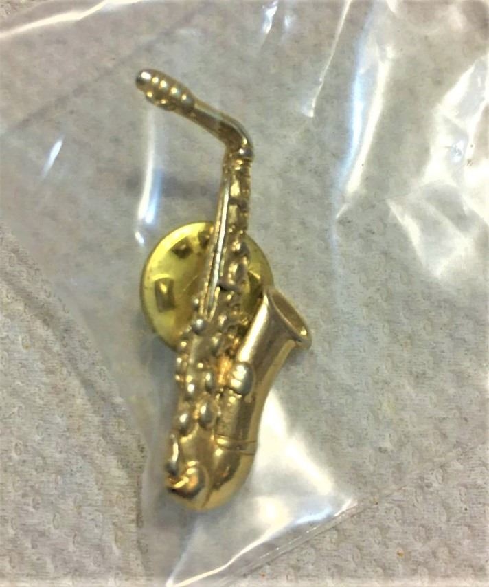 One Inch Saxophone Pin