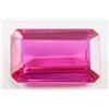 Image 1 : 21.00ct Emerald Cut Pink Natural Ruby GGL