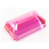 Image 3 : 21.00ct Emerald Cut Pink Natural Ruby GGL