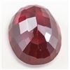 Image 3 : 13.85ct Oval Cut Blood Red Natural Ruby GGL