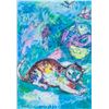 Image 1 : French Surrealist Gouache on Paper Signed Chagall