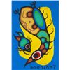 Image 1 : Canadian Acrylic Canvas Signed Norval Morrisseau