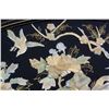 Image 3 : Chinese Stone Inlaid Lacquer Fan