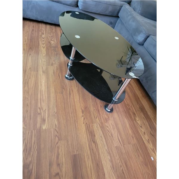 Glass Coffee Table with CooCoo Clock