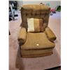 Image 1 : Brown Recliner Chair and Sidetable