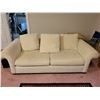 Image 1 : White Fabric Sofa