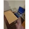 Image 4 : 6' Shelf with Desk and Chair and Contents of Picture