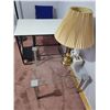 Image 2 : Desk & Chair - Glass Table - Lamp