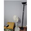 Image 1 : Side Table - Floor Lamp - Fan - Clock Radio
