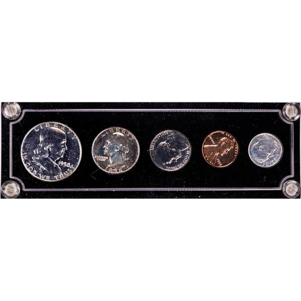 1958 (5) Coin Proof Set