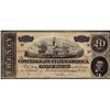 Image 1 : 1864 $20 The Confederate States of America Note