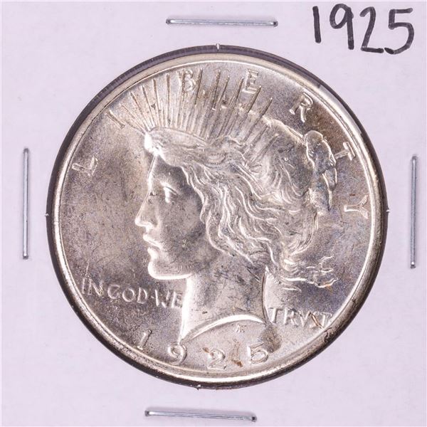1925 $1 Peace Silver Dollar Coin