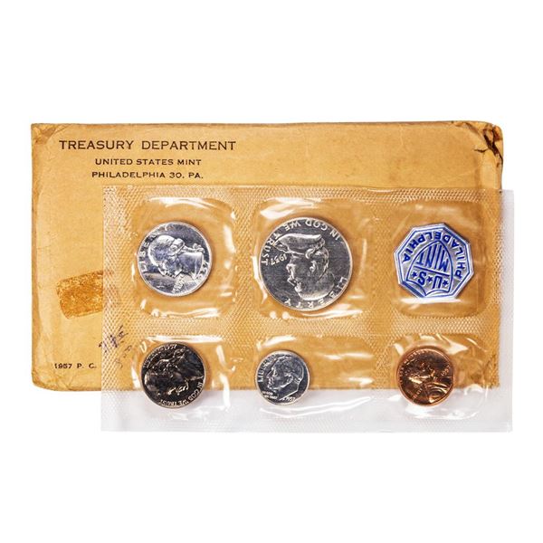 1957 (5) Coin Proof Set in Envelope