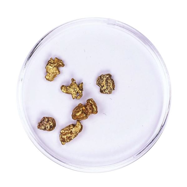 Lot of Gold Nuggets 2.32 grams Total Weight