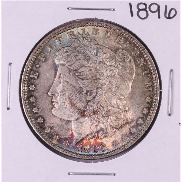 1896 $1 Morgan Silver Dollar Coin Nice Toning