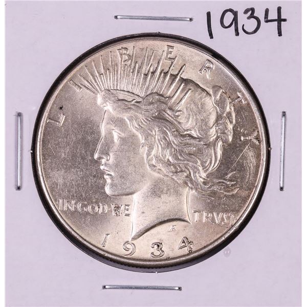 1934 $1 Peace Silver Dollar Coin