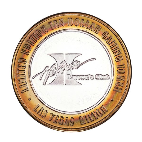 .999 Silver Las Vegas Hilton Nevada $10 Casino Limited Edition Gaming Token