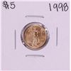 Image 1 : 1998 $5 American Gold Eagle Coin