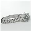 Image 9 : Rolex Men's Stainless Steel Black String Diamond Oyster Perpetual Datejust Wristwatch