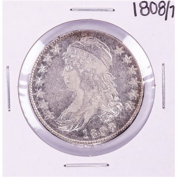 1808/7 Capped Bust Half Dollar Coin