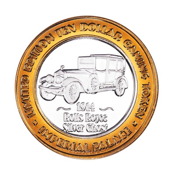 .999 Silver Imperial Palace Las Vegas, NV $10 Casino Limited Edition Gaming Token