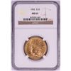 Image 1 : 1932 $10 Indian Head Eagle Gold Coin NGC MS63