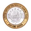 Image 2 : .999 Silver Harrahs Reno, Nevada $10 Casino Limited Edition Gaming Token