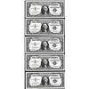 Image 1 : Lot of (5) Consecutive Uncirculated 1957 $1 Silver Certificate Star Notes