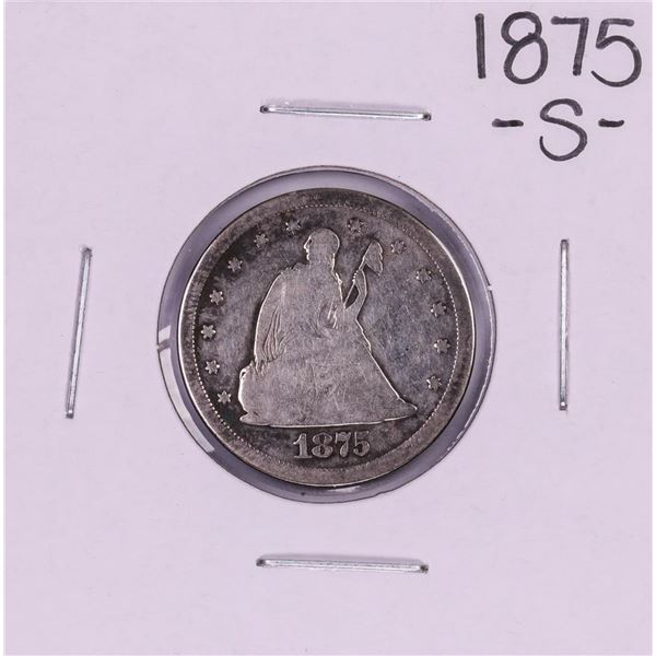 1875-S Seated Liberty Quarter Coin