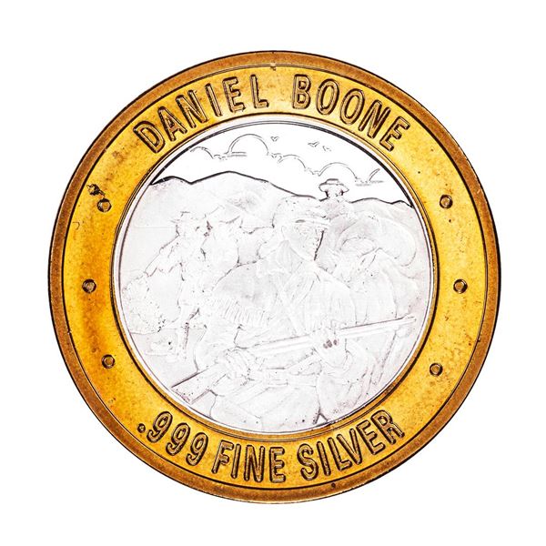 .999 Silver Daniel Boone, Explorers of the American West Gamin Token