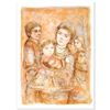 Image 1 : Hibel (1917-2014) "Portrait Of A Family" Limited Edition Lithograph On Paper