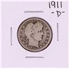 Image 1 : 1911-D Barber Quarter Coin