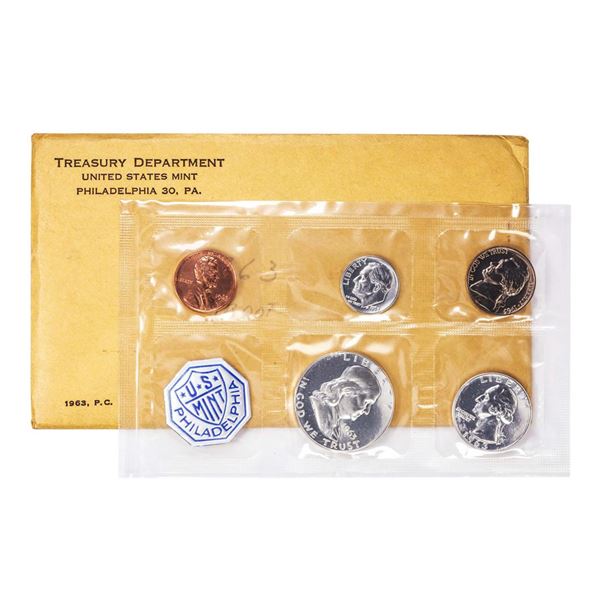 1963 (5) Coin Proof Set in Envelope