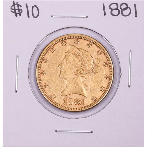 1881 $10 Liberty Head Eagle Gold Coin