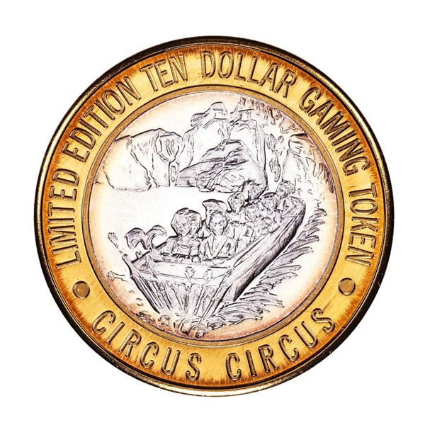 .999 Silver Circus Circus Hotel & Casino Reno, NV $10 Limited Edition Gaming Token