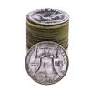Image 2 : Roll of (20) Brilliant Uncirculated 1963-D Franklin Half Dollar Coins