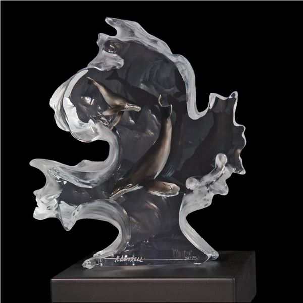 Kitty Cantrell "Mother Nature" Limited Edition Mixed Media Lucite Sculpture