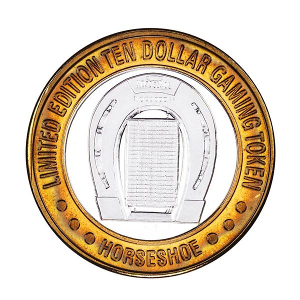 .999 Silver Binion's Horseshoe Las Vegas, NV $10 Casino Limited Edition Gaming Token