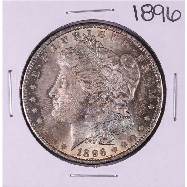 1896 $1 Morgan Silver Dollar Coin Nice Toning