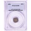 Image 1 : 1856 Three Cent Silver Piece Coin PCGS XF40