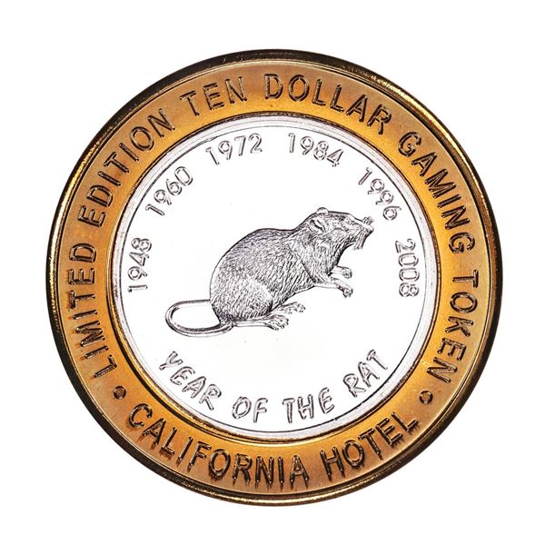 .999 Silver Sam Boyd's California $10 Casino Limited Edition Gaming Token