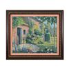 Image 1 : Title (1932-2020) "Italian Villa- Framed" Limited Edition Serigraph On Canvas